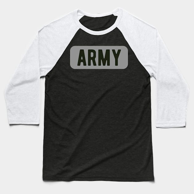 Army Baseball T-Shirt by ShirtyLife